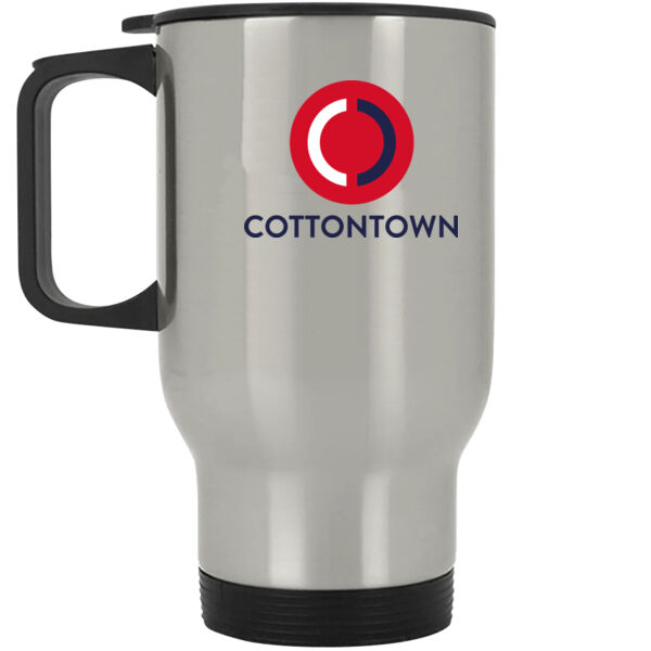 Stainless steel travel mug Thumbnail